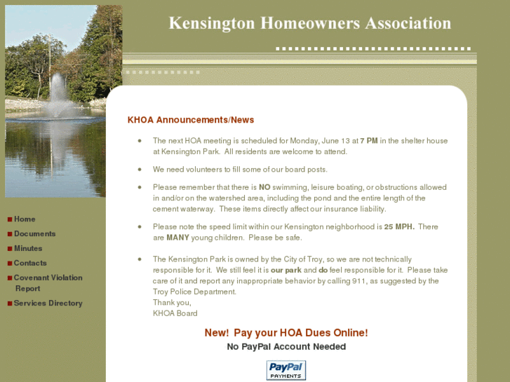 www.kensingtonhoa.org