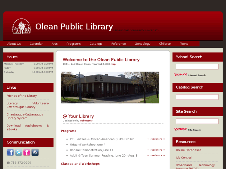 www.oleanlibrary.org