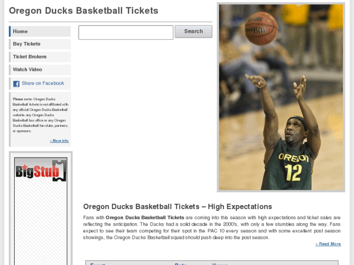 www.oregonducksbasketballtickets.net