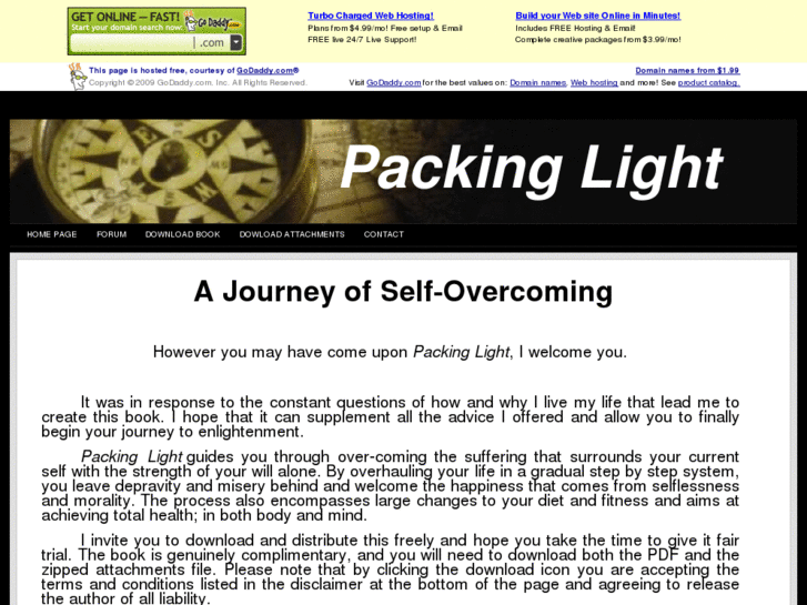 www.packinglight.org