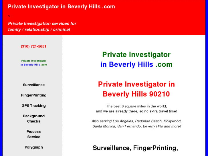 www.privateinvestigatorinbeverlyhills.com