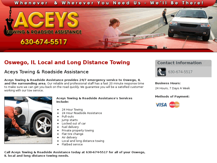 www.aceystowingandroadsideassistance.com