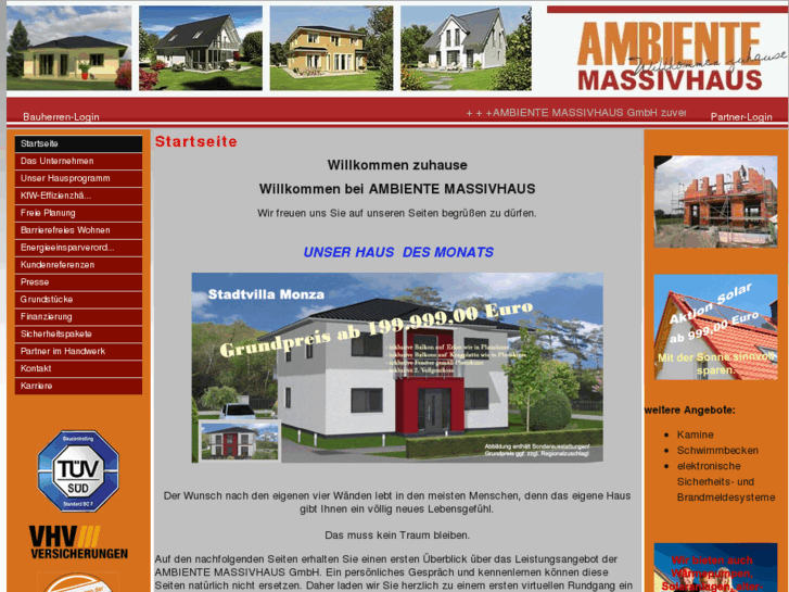 www.ambiente-massivhaus.com