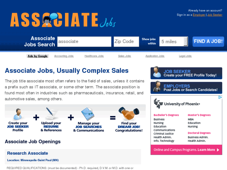 www.associatejobs.net