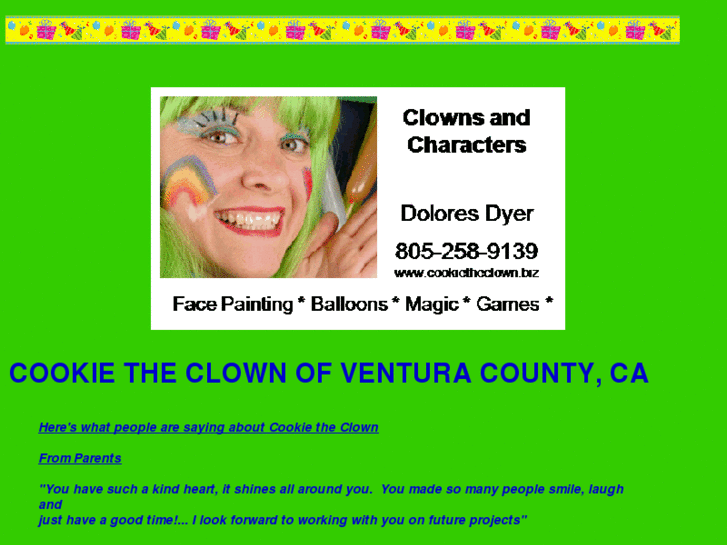 www.cookietheclown.biz