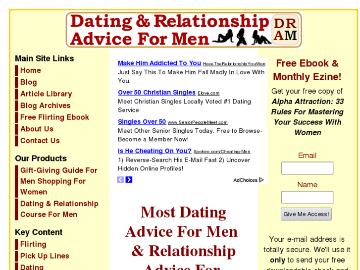 www.dating-and-relationship-advice-for-men.com