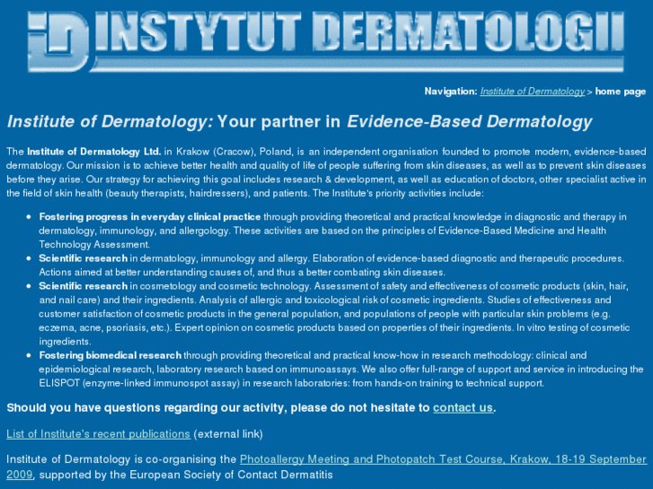 www.dermatologyinstitute.eu