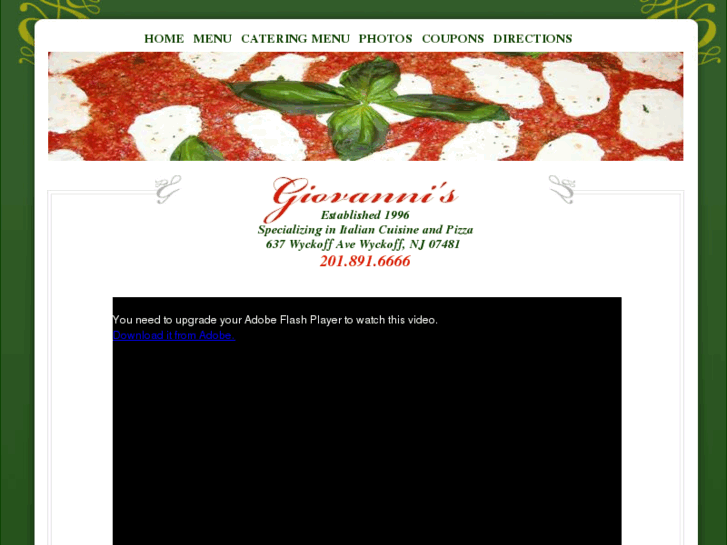 www.giovannipizzaandpasta.com