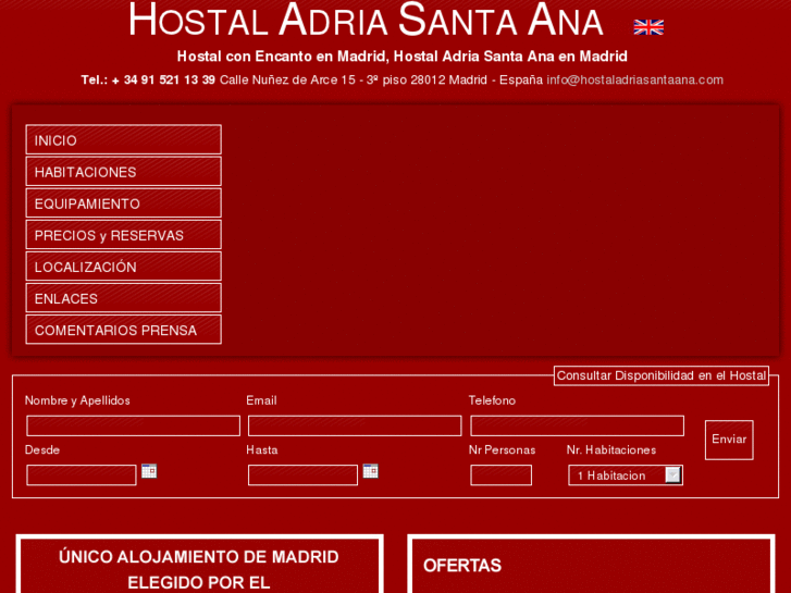 www.hostaladriasantaana.com