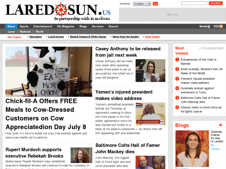 www.laredosun.us