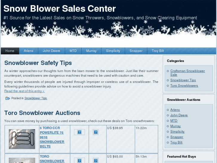 www.snowblowersalescenter.com