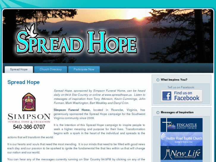 www.spreadhope.us