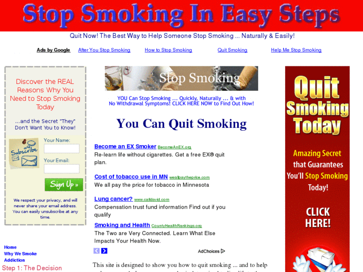 www.stepstostopsmoking.com