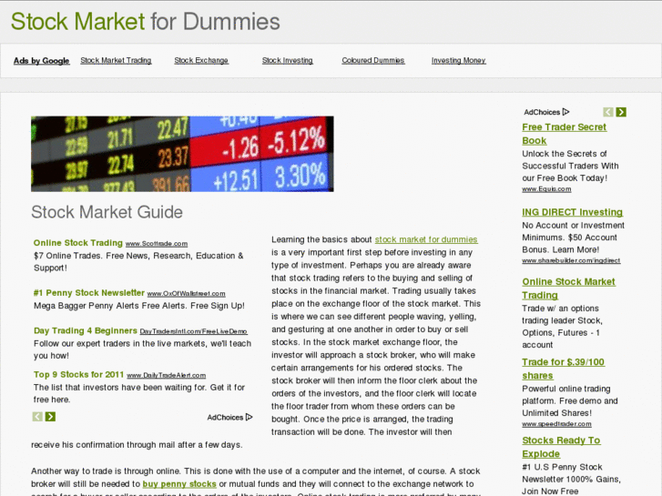 www.stockmarketfordummies.net