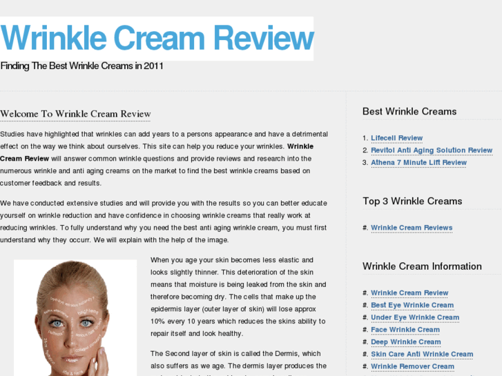 www.wrinklecreamreview.net