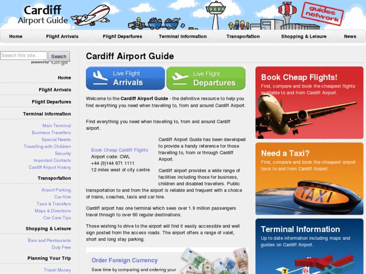 www.cardiff-airport-guide.co.uk