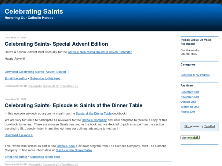 www.celebratingsaints.com