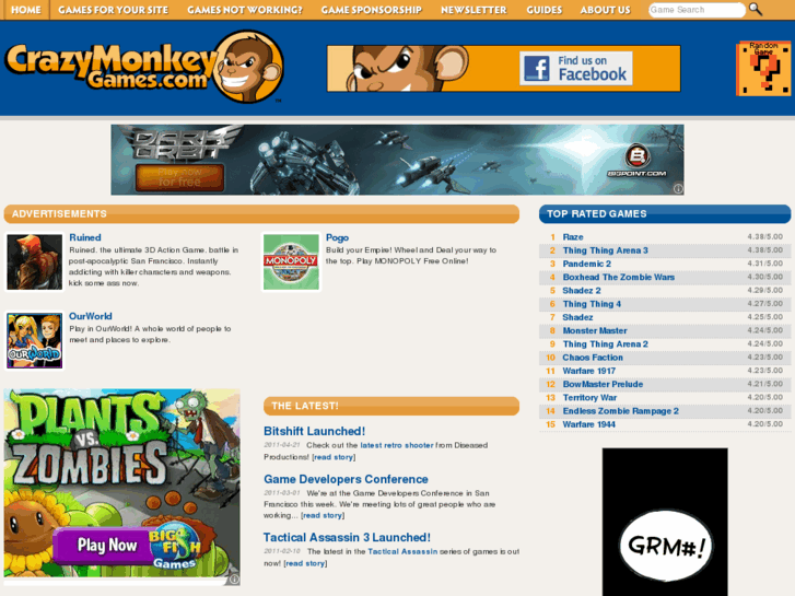 www.crazymonkeygames.com
