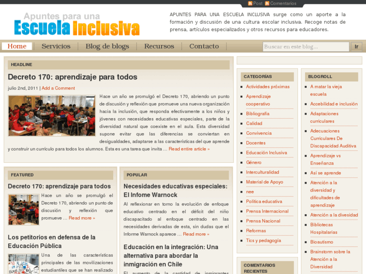 www.escuelainclusiva.cl