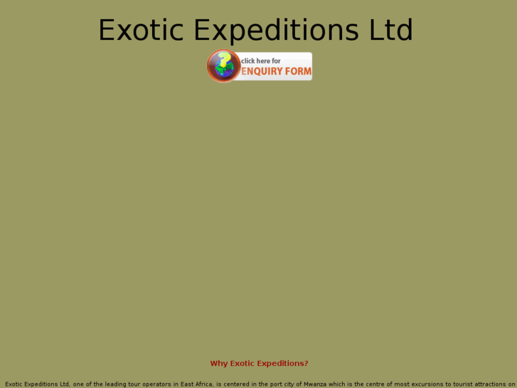 www.exoticexpeditionstanzania.com