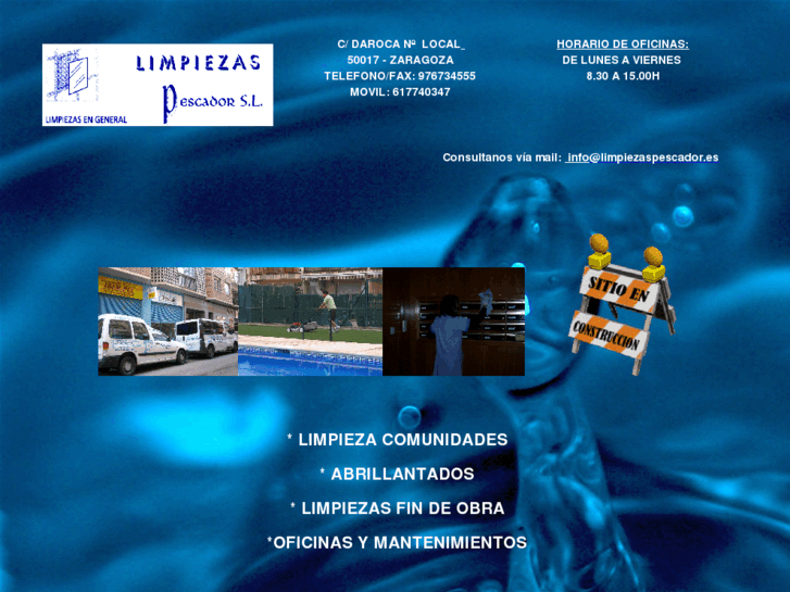 www.limpiezaspescador.es
