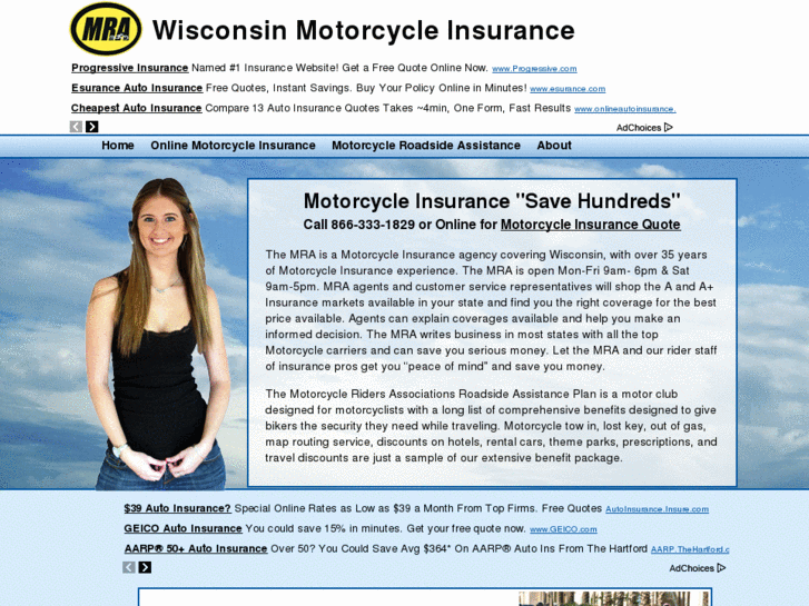 www.motorcycleinsurancewisconsin.net