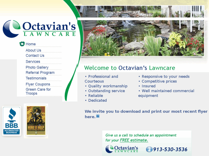 www.octavianslawncare.com