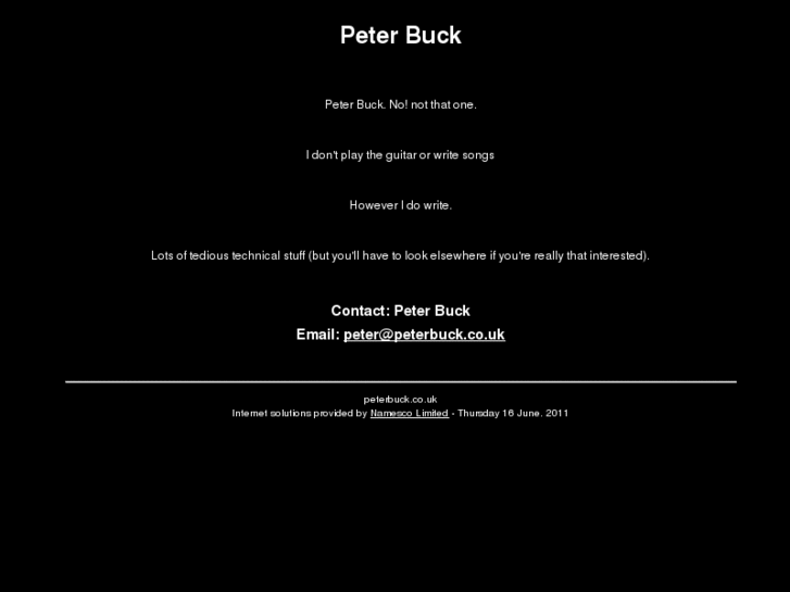 www.peterbuck.co.uk