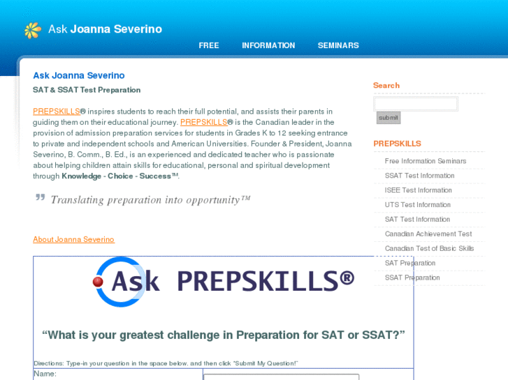 www.askjoannaseverino.com