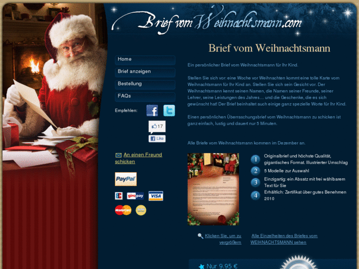 www.briefvomweihnachtsmann.com