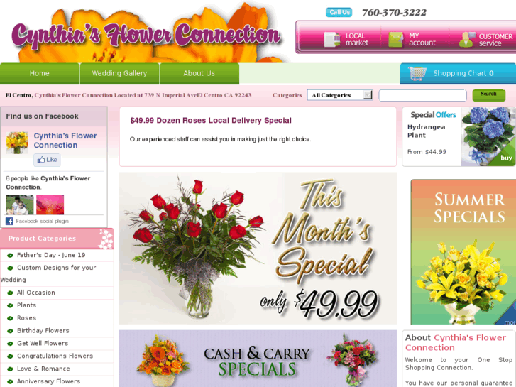 www.cynthiasflowerconnection.com