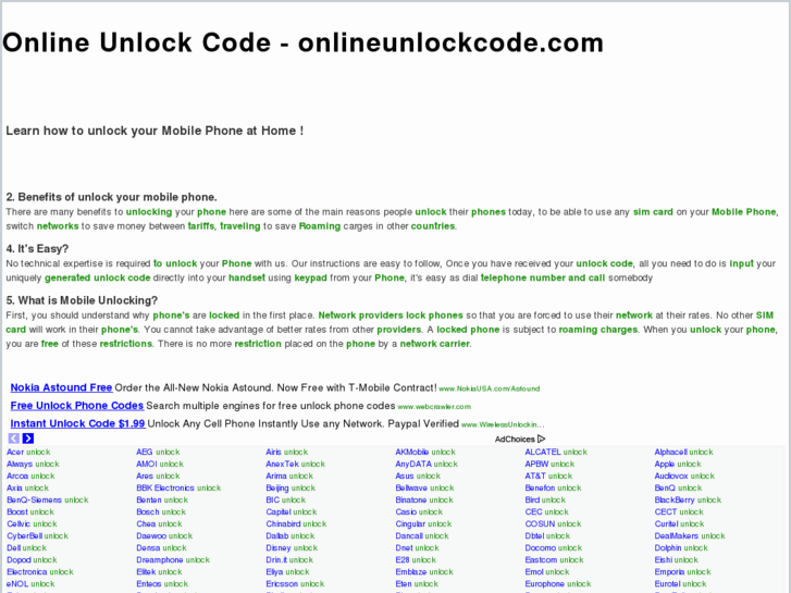 www.onlineunlockcode.com