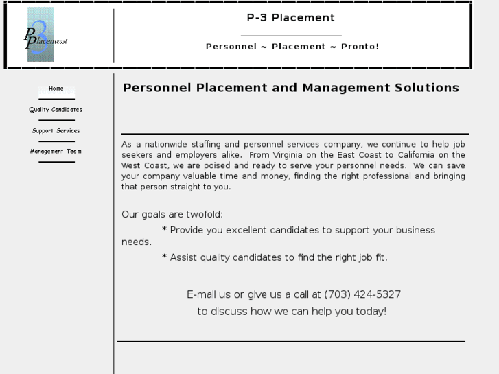 www.p3placement.com