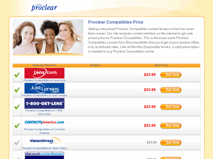 www.proclearcompatiblesprice.com