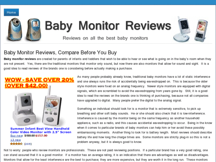 www.reviewsbabymonitor.net