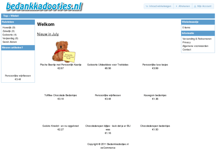 www.bedankkadootjes.nl