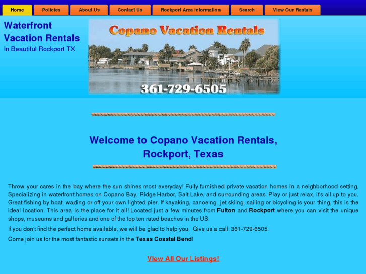 www.copanovacationrentals.com