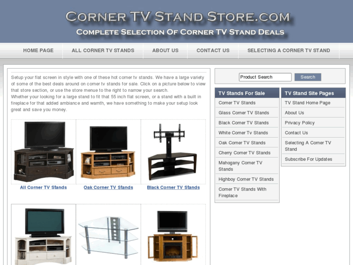 www.cornertvstandstore.com