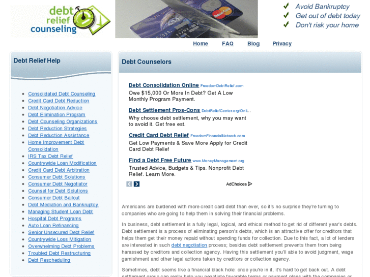 www.debtreliefcounselingus.com