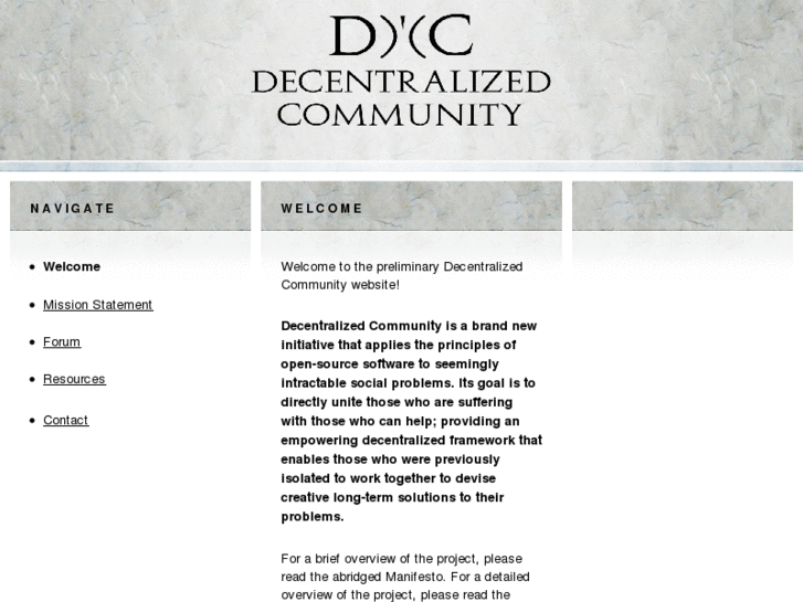 www.decentralizedcommunity.org