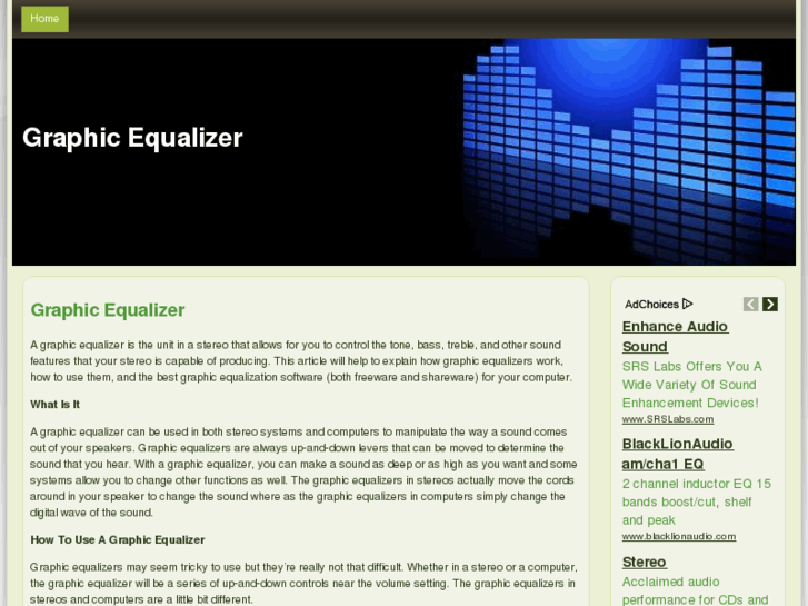 www.graphicequalizer.org