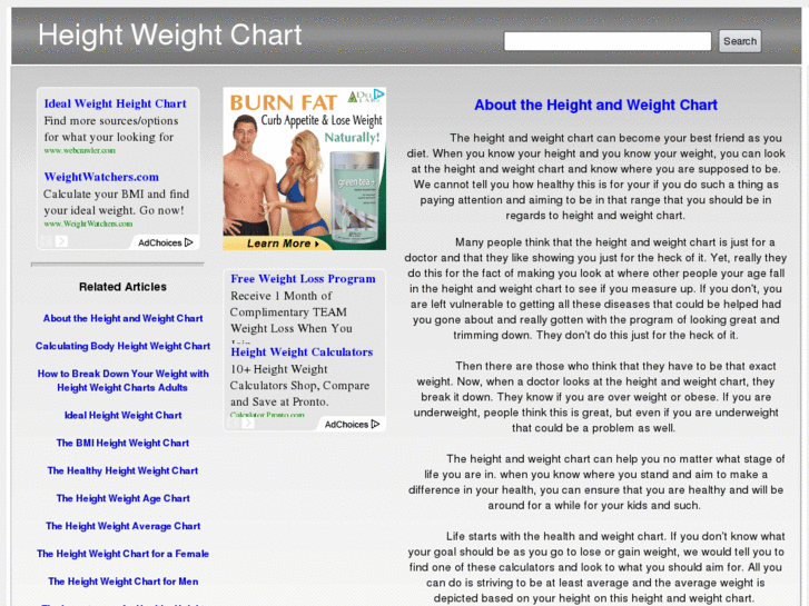 www.heightweightchart.biz