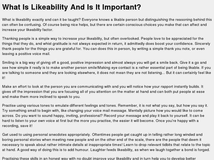 www.likability.net