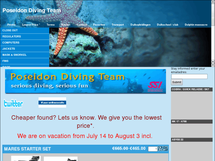 www.poseidondivingteam.com