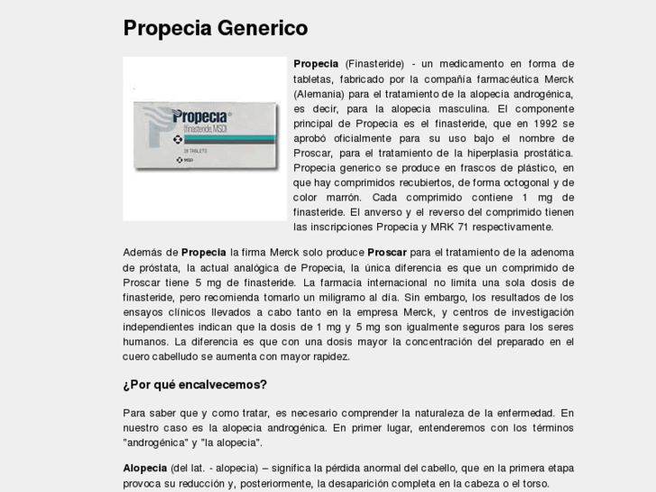 www.propeciagenerico.es