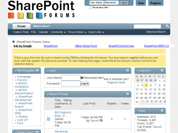 www.sharepointforums.org