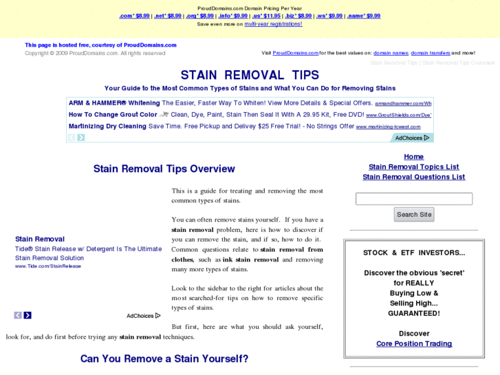 www.stain-removal-care-tips.com