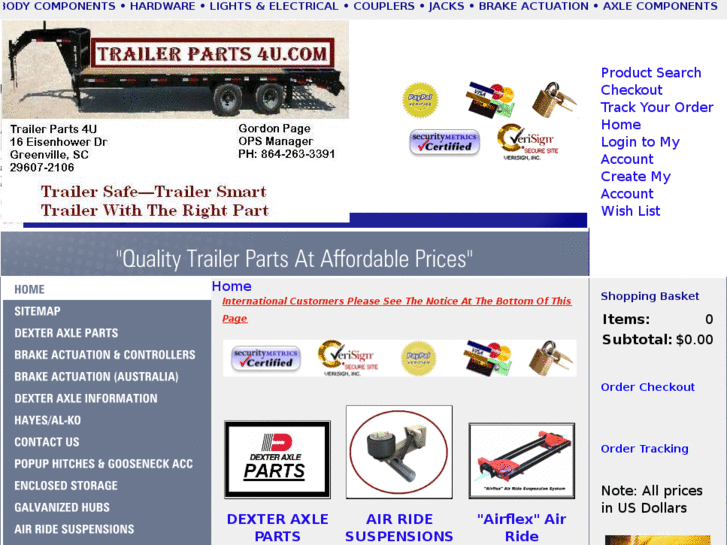 www.trailerparts4u.com