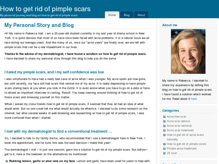 www.howtogetridofpimplescars.com