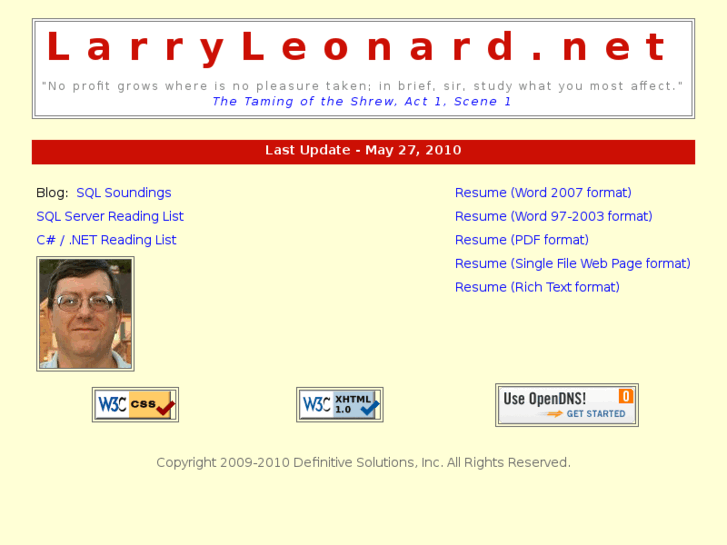 www.larryleonard.net